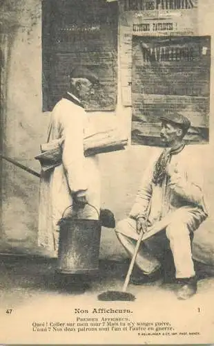France reedition de carte postale ancienne nos afficheurs