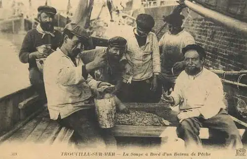 France reedition de carte postale ancienne Trouvile sur Mer