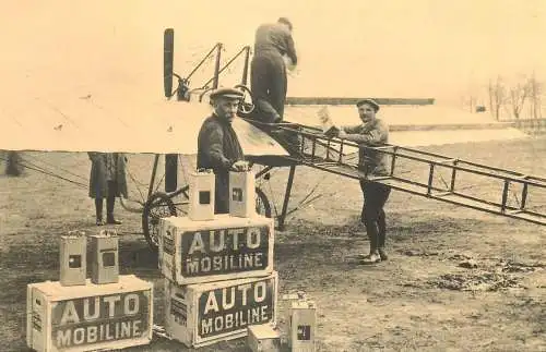 France reedition de carte postale ancienne airplane