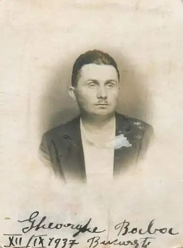 Identified persons Gheorghe Bocboc 1937 Bucuresti, Romania