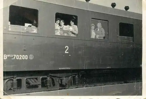 Train instant photograph Karl Georg Romer Mediasch Medias