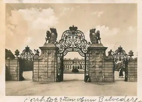 Europe Belvedere entrance
