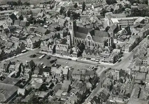 Belgium Diksmuide cityscape panorama