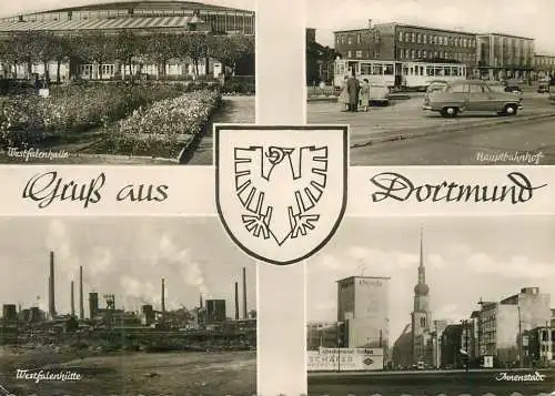 Germany Gruss aus Dortmund multi view souvenir