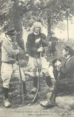 France carte d`autrefois la faction resistance in Bretagne
