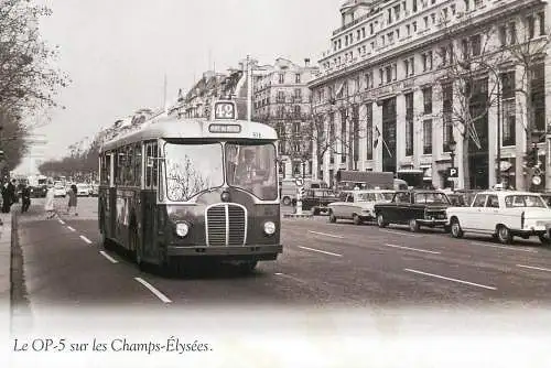 France Paris Champs-Elysées bus