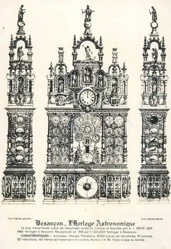 France Besancon horloge astronomique