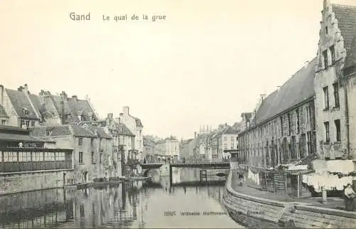 Belgium Gand le quai de la grue