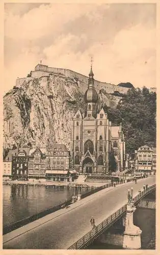 Belgium Dinant pont citadelle et eglise