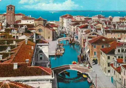 Italy Chioggia panorama Canal  Vena