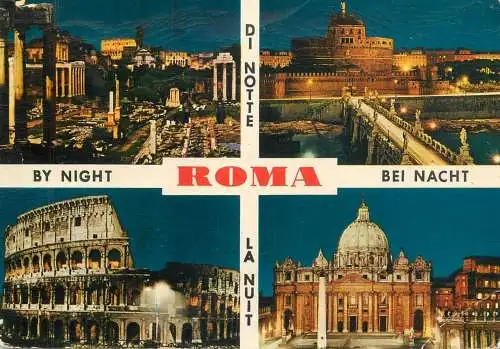 Italy Rome by night