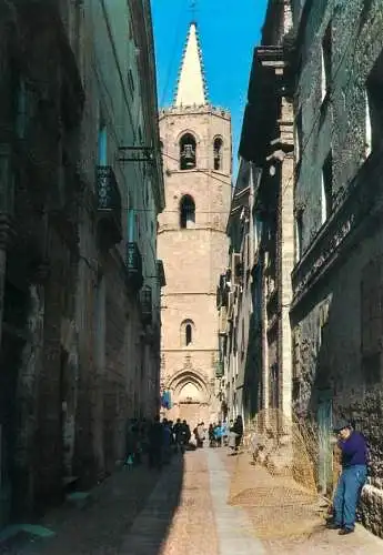Spain Alghero Catalana clocher Aragonais