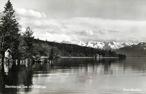 Germany Starnberger see mit Gebirge