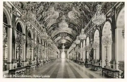 Germany Schloss Herrenchiemsee Spiegelgalerie