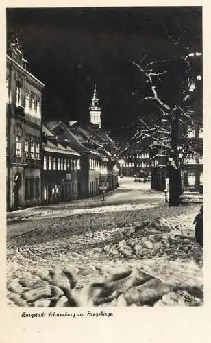 Germany Bergstadt Schneeberg im Erzgebirge