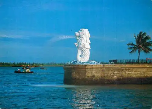 Singapore harbour monument