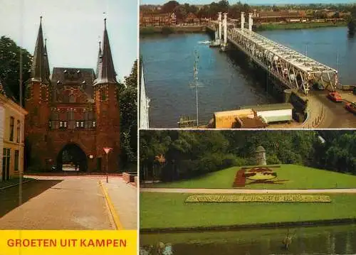 Netherlands Groeten uit Kampen different sights