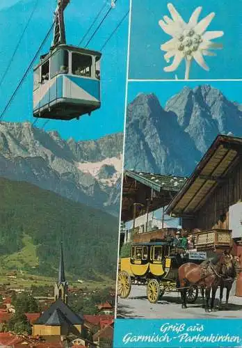 Germany Gruss aus Garmisch-Partenkirchen several sights