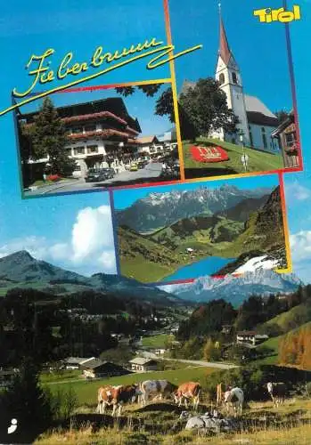 Austria Grusse aus Fieberbrunn Tirol different views