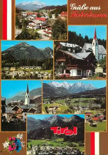 Austria Grusse aus Fieberbrunn Tirol several views