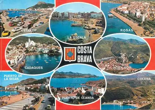 Spain Costa Brava different sights and sites