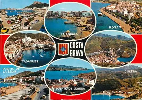Spain Costa Brava different sights