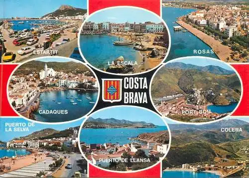 Spain Costa Brava different aspects and sights