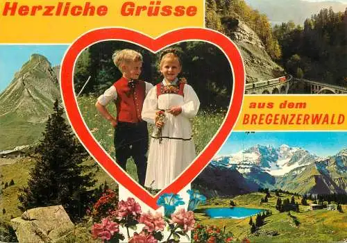 Austria Herzliche Grusse aus dem Bregenzerwald multi view