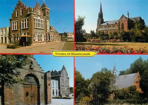 Netherlands Groeten uit Klosterzande several views