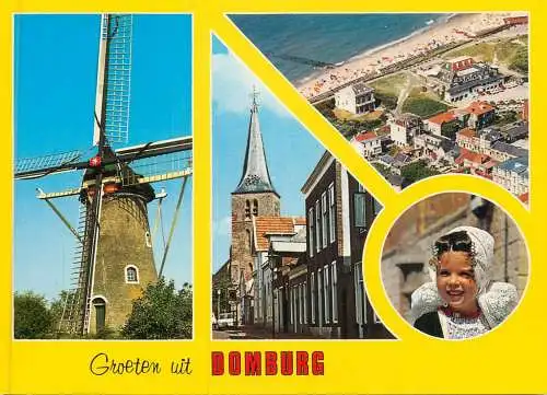 Netherlands Groeten uit Domburg multi view