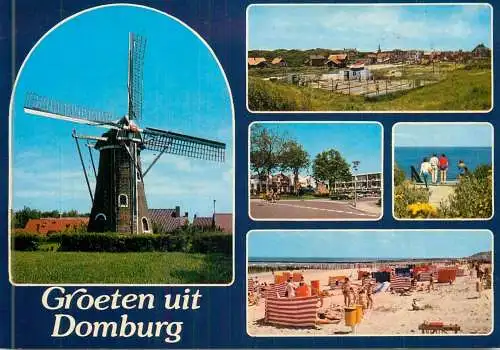 Netherlands Groeten uit Domburg multi view
