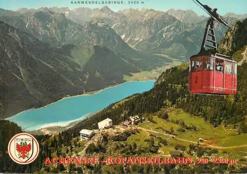 Austria Achensee Rofanseilbahn telecabine