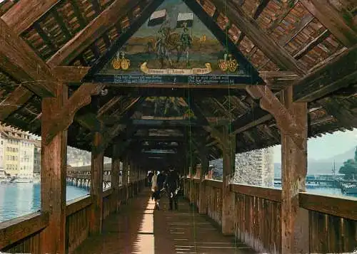 Switzerland Luzern kapellbrucke
