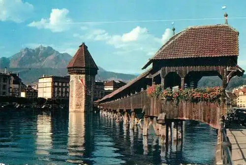 Switzerland Luzern kapellbrucke