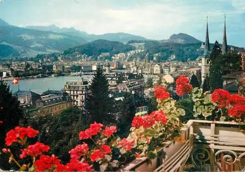 Switzerland Luzern mit Pilatus