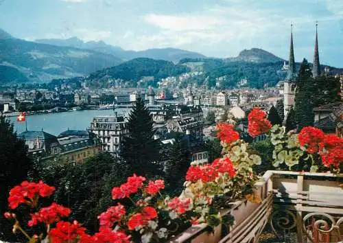 Switzerland Luzern mit Pilatus