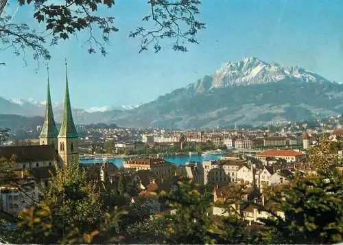 Switzerland Luzern mit Pilatus