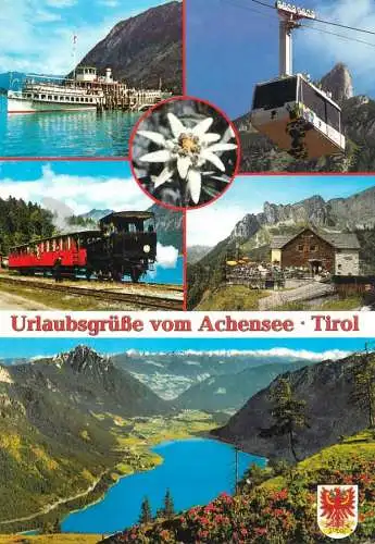 Austria Achensee telecabine train paddle steamer