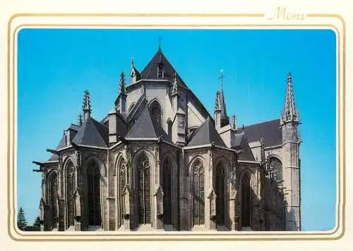 Belgium Mons cathedral