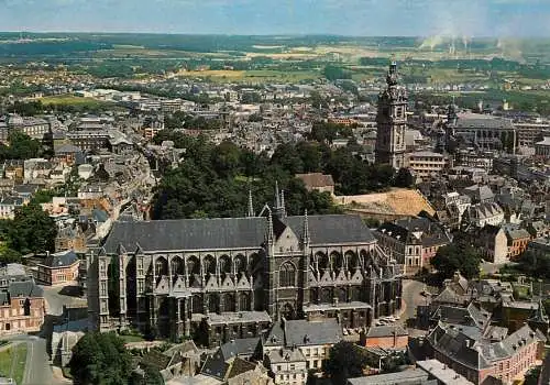 Belgium Mons rooftop view