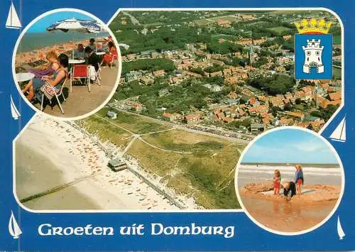 Netherlands Groeten uit Domburg multi view