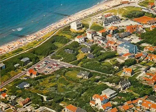 Netherlands Seebad Domburg Walcheren aerial view