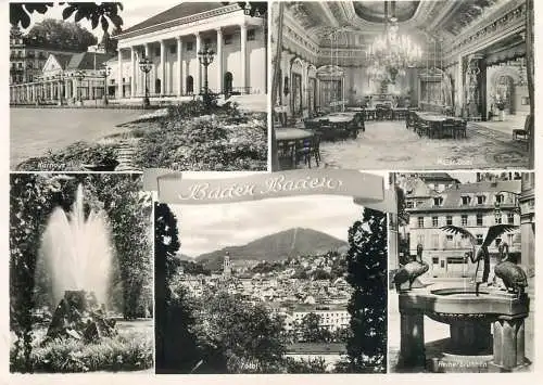 Germany Baden-Baden multi view souvenir