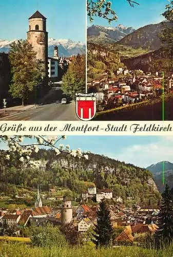 Austria Grusse aus der Montfort-Stadt Feldkirch Vorarlberg multi view