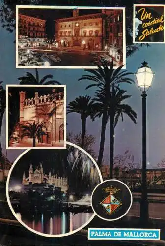 Spain Palma de Mallorca several nocturnal aspects