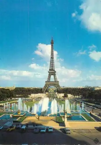 France Paris Tour Eiffel & Fontaines du Palais Chaillot