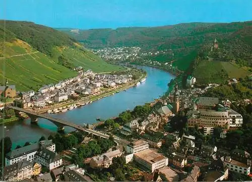 Germany Cochem an der Mosel Blick vom Pinnerkreuz