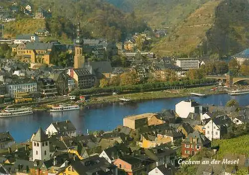 Germany Cochem an der Mosel general view