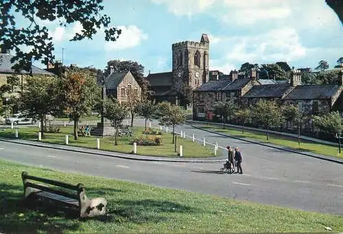 United Kingdom England Rothbury village green