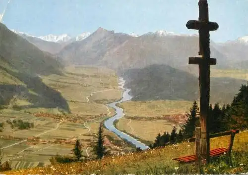 Austria Mosern bei Seefeld Tirol Blick ins Oberinntal
